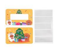 Christmas Lucky Scratch Cartoon Primary School Student Couple Wish Scratch Handwritten Card Card Gift Xmas Favors, Gifts, Cards, Classroom, Office Merry Party Party Favors, Merry Game Family F