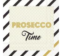 Christmas Luxury Paper Serviettes - 3-Ply Prosecco Time Gold Paper Napkins Pack of 20 (Cocktail 25 x 25 cm) …