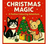 Christmas Magic Colouring Book: Bold Festive Designs Woodland Animals for Adults Relaxation