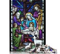 Christmas Magic Nativity Puzzle Premium 100% Recycled Board Paper Rectangular Jigsaw Puzzle for Women Men Unique Gift 1000pcs (75x50cm)