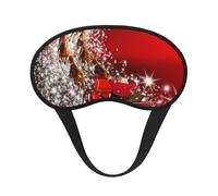 Christmas Magic Print Adjustable Eye Cover for Sleeping, Comfortable, Pressure-Free and Breathable Sleeping Masks