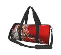 Christmas Magic Print Travel Duffel Bag, Foldable Gym Bag Overnight Weekend Bags for Women, Large Holdall Bag Cabin Bag for Sports and Travel