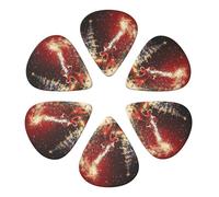 Christmas Magic Printed Guitar Picks -6 Pcs Guitar Picks Plectrum,Guitar Accessories,Electric Guitar Pick, Bass & Ukulele 0.71mm
