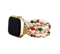 Christmas Magic Smart Watch Band Compatible with Apple Watch Band 44mm 40mm 38mm 41mm 45mm 49mm 42mm Women, Strap for iWatch Bands Series SE 9 8 7 6 5 4 3 2 1 (Christmas Starlight, Large - Fits 6.5