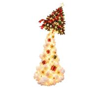 Christmas Magic Trail Wall Light LED Warm White Sleigh | Santa Sleigh Train Elf Snowflake Star Holiday Indoor Hanging Decoration 31.5 Inch