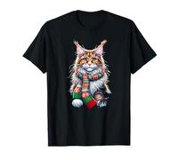 Christmas Maine Coon American Longhair T-Shirt