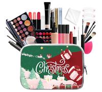 Christmas Make-Up - Christmas Face Makeup - 27 Pieces Waterproof Long-Lasting Cosmetic Items for Travel Holiday Party and Date