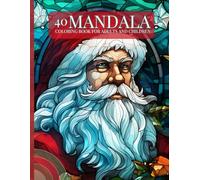 Christmas. Mandala. Coloring book. Coloring book.