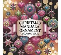 Christmas Mandala Ornament Coloring Book