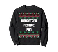 Christmas Mandatory Festive Fun Ugly Office Party Sweater Sweatshirt