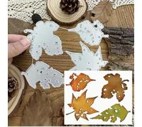 Christmas Maple Leaf Metal Die Cuts,Autumn Maple Leaves Cutting Dies Cut Stencils for DIY Invitation Card Scrapbooking Album Decorative Embossing Paper Dies Card Making