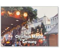 Christmas Market in Germany, Fridge Magnet