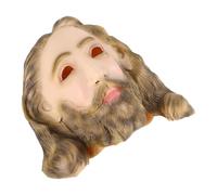 Christmas Mask Prop, Latex Jesus Costume Mask for Party Cosplay Shows | Intricate Design, Photo Accessory, Suitable for Performers and Costume Enthusiasts at Themed Festivals and Gatherings