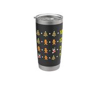 Christmas Math Riddle Ugly Christmas Sweater Nerd Stainless Steel Insulated Tumbler