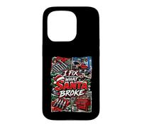 Christmas Mechanics Fix What Santa Broke Repair Christmas Case for iPhone 15 Pro