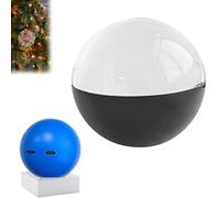 Christmas Memory Sphere Ornament Orb Ball Xmas Ultrasound Video Ornament Ball Corememoriestm Electronic Crystal Ball Video Player, 3D Orbs Uploadable Videos & Photos (Black, Ordinary)