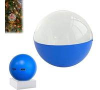 Christmas Memory Sphere Ornament Orb Ball Xmas Ultrasound Video Ornament Ball Corememoriestm Electronic Crystal Ball Video Player, 3D Orbs Uploadable Videos & Photos (Blue, Ordinary)