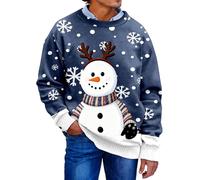 Christmas Men's Jumpers Fleece Jumper Mens Autumn Novelty for Men Ugly Offensive Clothing Marvel Clothes Shirts UK Sweatshirt Pullover