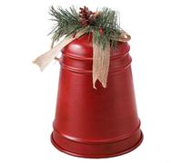 Christmas Metal Bell Pendant Decoration That Enhances Festive Settings With A Ringing Tone, Suitable For Various Home Holiday Arrangements(Red)