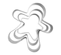 Christmas Metal , Christmas | Cookie Cake Decorating Mould - Festival Shapes, Christmas Tree Shaped Cookie Moulds in the Shape of a Man