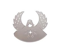Christmas Metal Cutting Die with Elegant Angel Pattern Carbon Steel Scrapbooking Die-Cuts, Gift Wrapping for Punch Template, Background Embossing Stencils, DIY Album Décor, Type 1