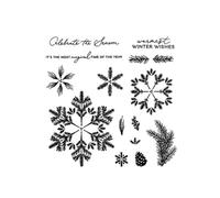 Christmas Metal Cutting Die with Transparent Silicone Stamp for Holiday Crafting Fun Silicone Stamp for Christmas Transparent