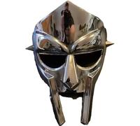 Christmas MF DOOM Mask Mad-villain Steel Face Armor Medieval Hand-Forged