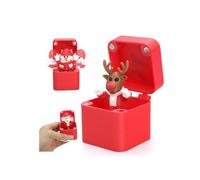 Christmas Middle Finger in a Box,Funny PopUp Finger Prank Gift Box,Santa Claus Middle Fingers Prank Toy,3D Printed Surprise Gag PrankGift for Friends Adults,Novelty Holiday Hilarious Desktop Decor