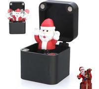 Christmas Middle Finger in A Box, Gag Funny Gifts for Adults,Really Prank Gift Box, 3D Printed Hilarious Surprise Desktop Decor, Novelty Funny Gifts for Christmas Festival (Black1)