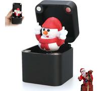Christmas Middle Finger in A Box, Gag Funny Gifts for Adults,Really Prank Gift Box, 3D Printed Hilarious Surprise Desktop Decor, Novelty Funny Gifts for Christmas Festival (Black4)