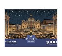 Christmas Midnight Mass Jigsaw Puzzle Waterproof 1000 Piece Puzzles for Adults Gifts Challenging And Brainteasing Games