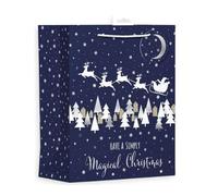 Christmas Midnight Santa Gift Bag Extra Large