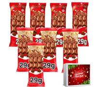 Christmas Milk Chocolate Reindeer & Gingerbread Reindeer 29g - Festive Holiday Treat with Gift Box - Fun Seasonal Chocolate Snack for Gifting & Christmas Celebrations - Mlts (12 x Bars)