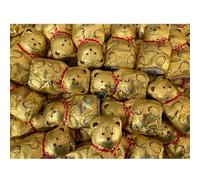Christmas Milk Chocolate Reindeer,Santa,Teddy bear Mixed 10g Chocolates - Christmas Chocolates Collections,Party Bag Fillers (1000g, Teddy)