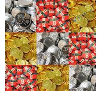 Christmas Milk Chocolate Wraped Coins Mixed Bags With Gift Box | Perfect for Christmas (500g)
