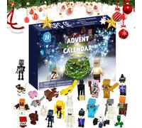 Christmas Minecraft Figures 24 Days Countdown Advent Calendar Toys Surprise Xmas Gifts