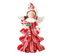 Christmas Mini Tree, Little Angel, Christmas Tree Scene, Ornament Decoration (C, 12 x 7 cm)