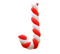 Christmas Miniature Candy Canes Dollhouse Mini Santa Claus Stick Ornaments Resin Twisted Micro Landscape Xmas Tree Decoration 2PCS, Toys.