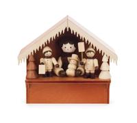 Christmas Miniature Christmas Market Stall Lantern Children 9.5X8X4Cm