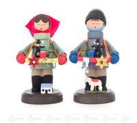 Christmas Miniature Striezel Children Large (2) WxHxD 4 cmx8 cmx3.5 cm NEW