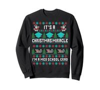 Christmas Miracle Medical School Graduate Doctor Graduation Sweatshirt