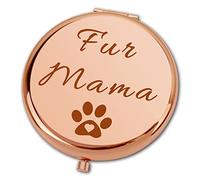 Christmas Mirror Gifts for Dog Mum Cat Mum Gifts Fur Mama Compact Makeup Mirror for Pet Owner Animal Lover Birthday Gifts Dog Owner Gifts for Friend Sister Daughter Mum Aunt