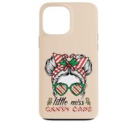 Christmas Miss Candy Cane Bun Little Xmas Girls Kids Toddler Case for iPhone 13 Pro Max