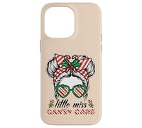 Christmas Miss Candy Cane Bun Little Xmas Girls Kids Toddler Case for iPhone 14 Pro Max
