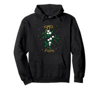 Christmas Mistletoe Kisses Pullover Hoodie