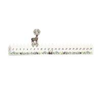 Christmas Mistletoe Reindeer Wooden Christmas Advent Calendar | 24 Day Countdown To Christmas Calendar Block | Reusable Xmas Advent Calendars