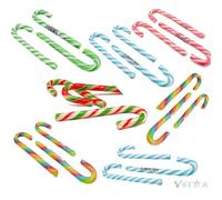 Christmas Mixed Fruit Flavours Individually Wrapped Candy Canes | Perfect for Christmas (1000g)