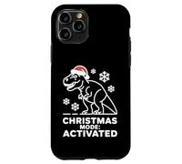 Christmas Mode Activated Dinosaur Humor Style Case for iPhone 11 Pro