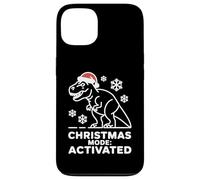 Christmas Mode Activated Dinosaur Humor Style Case for iPhone 13