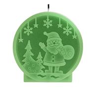 Christmas Mold Santa Resin Mold Cylinder Resin Mold Round Resin Mold Resin Casting Mold Resin Making Molds Silicone Mold for Candle Home Decorate Mold 3D Animal Mold Candle Making Mold